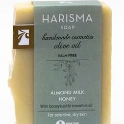 Harismasoap ​Σαπούνι Ελαιόλαδου με Γάλα Αμυγδάλου & Μέλι - Καλλυντικά στο Evia fine foods