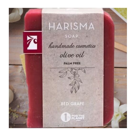 Harismasoap ​Σαπούνι Ελαιόλαδου Κόκκινο Σταφύλι - Καλλυντικά στο Evia fine foods