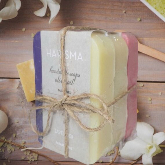 Harismasoap ΣΕΤ ΜΕ 3 ΣΑΠΟΥΝΑΚΙΑ 50gr - Καλλυντικά στο Evia fine foods